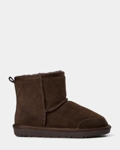 BETTYSW TEDDY BOOT - Dark brown
