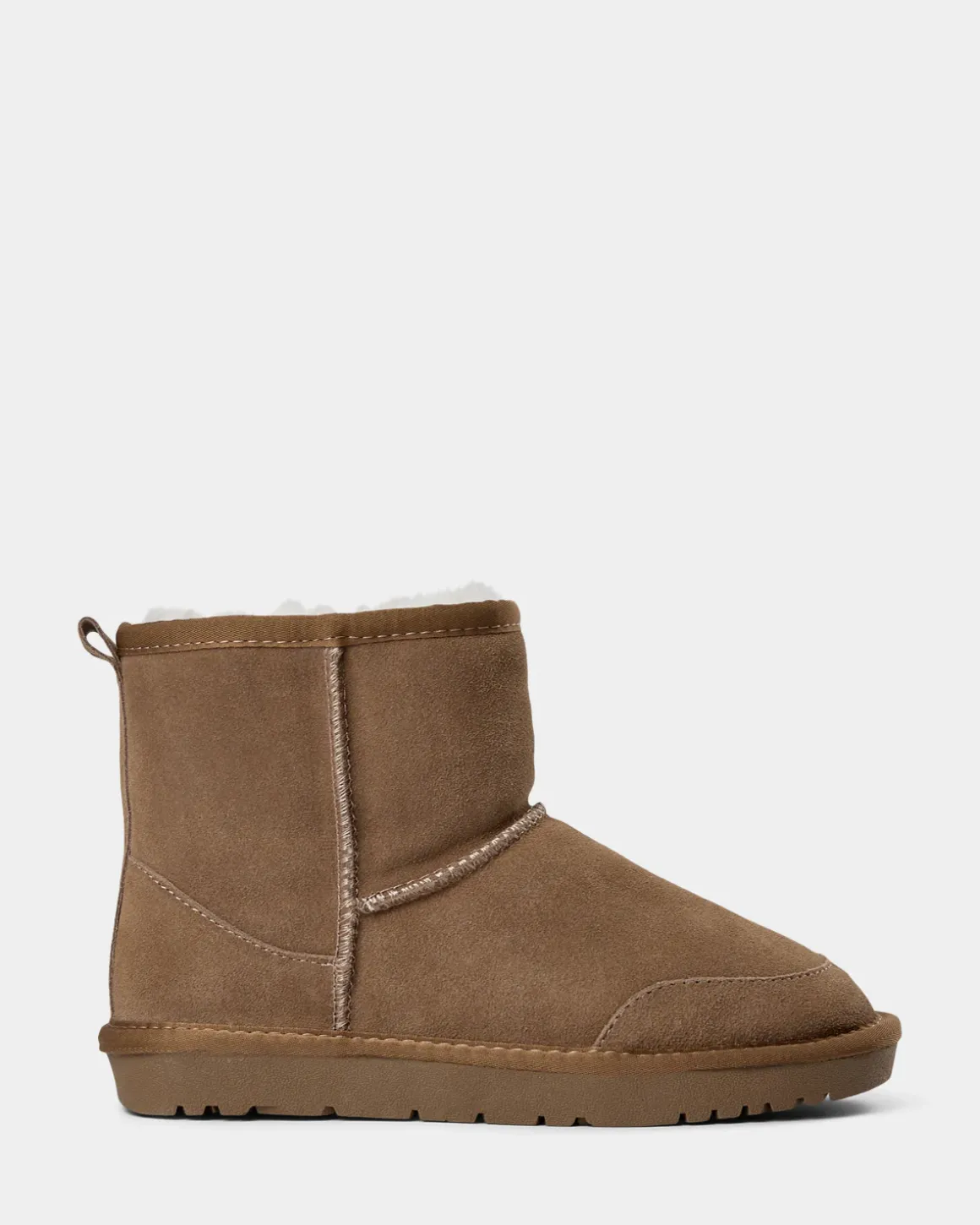 BETTYSW TEDDY BOOT - Dark sand
