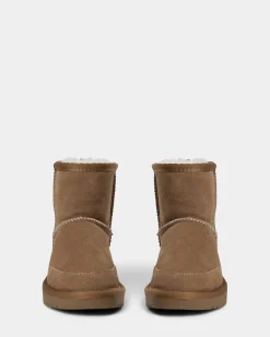 BETTYSW TEDDY BOOT - Dark sand