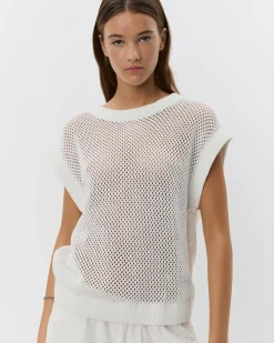 BETTYSW VEST - Cream