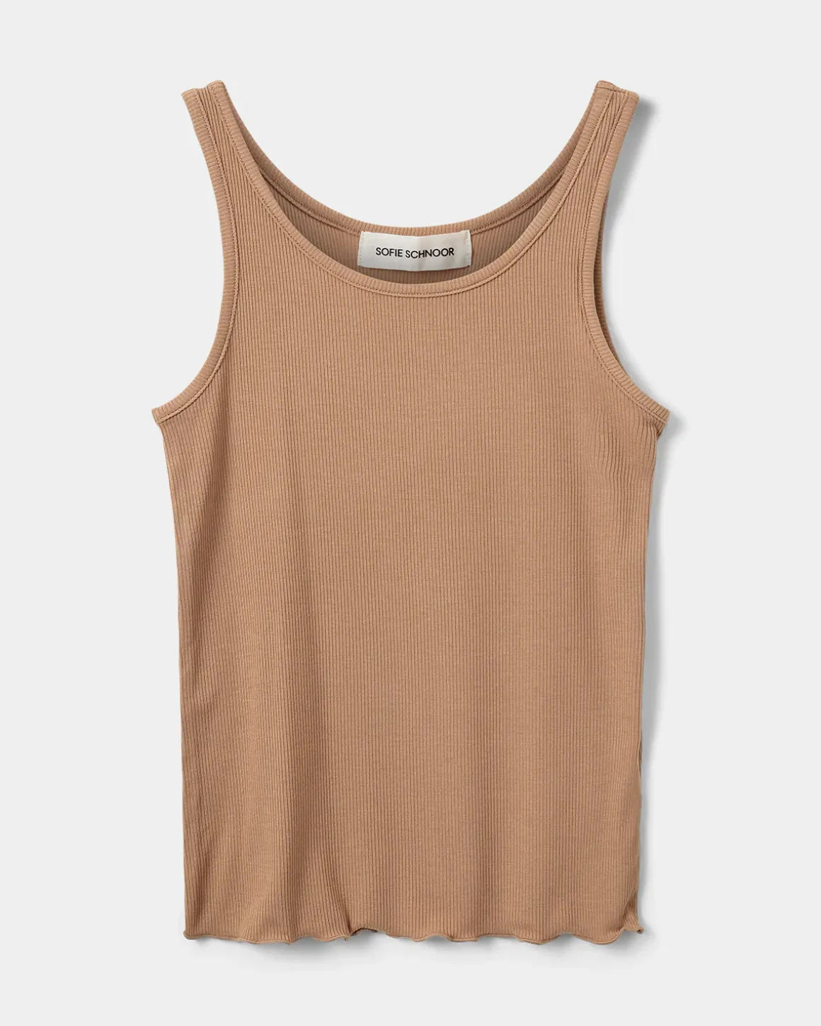 BJANKASY TOP - Cashew brown