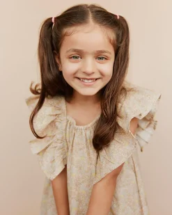 BLOSSOMSK DRESS - Rose w Yellow