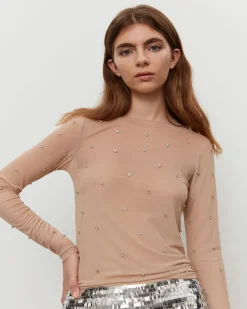 BRIELLESW BLOUSE - Beige