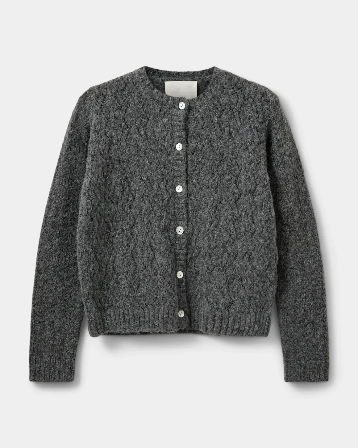 CADYSY CARDIGAN - Grey melange