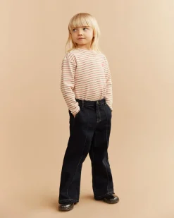 CARISK TROUSERS - Dark denim blue