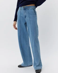 CARISW MID JEANS - Light denim blue