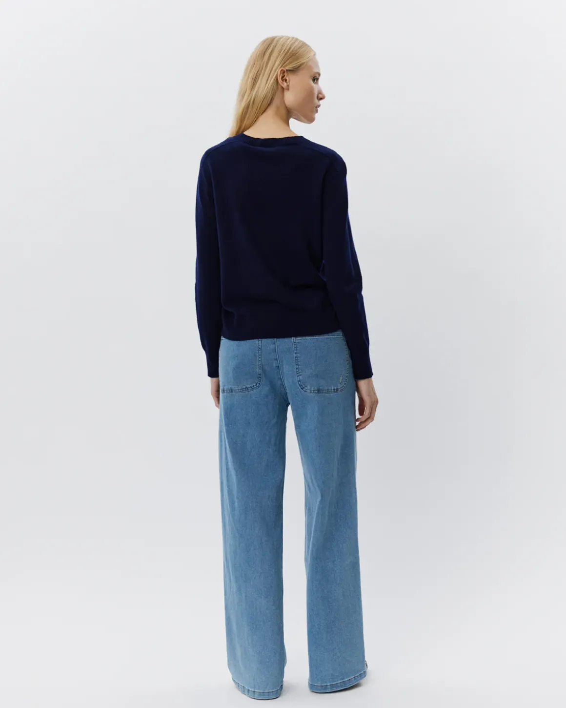 CARISW MID JEANS - Light denim blue