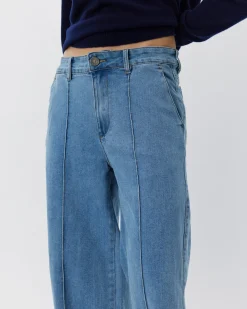 CARISW MID JEANS - Light denim blue