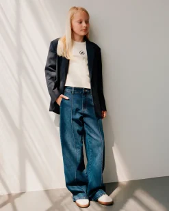 CARISY TROUSERS - Dark Blue