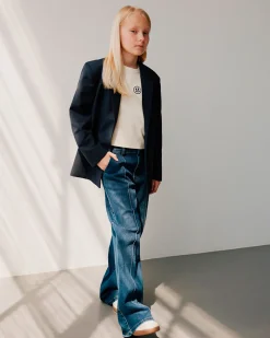 CARISY TROUSERS - Dark Blue