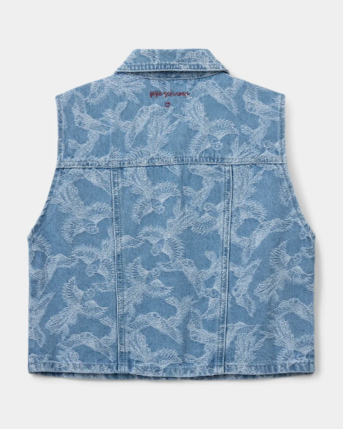 CAROLESY VEST - Light denim blue