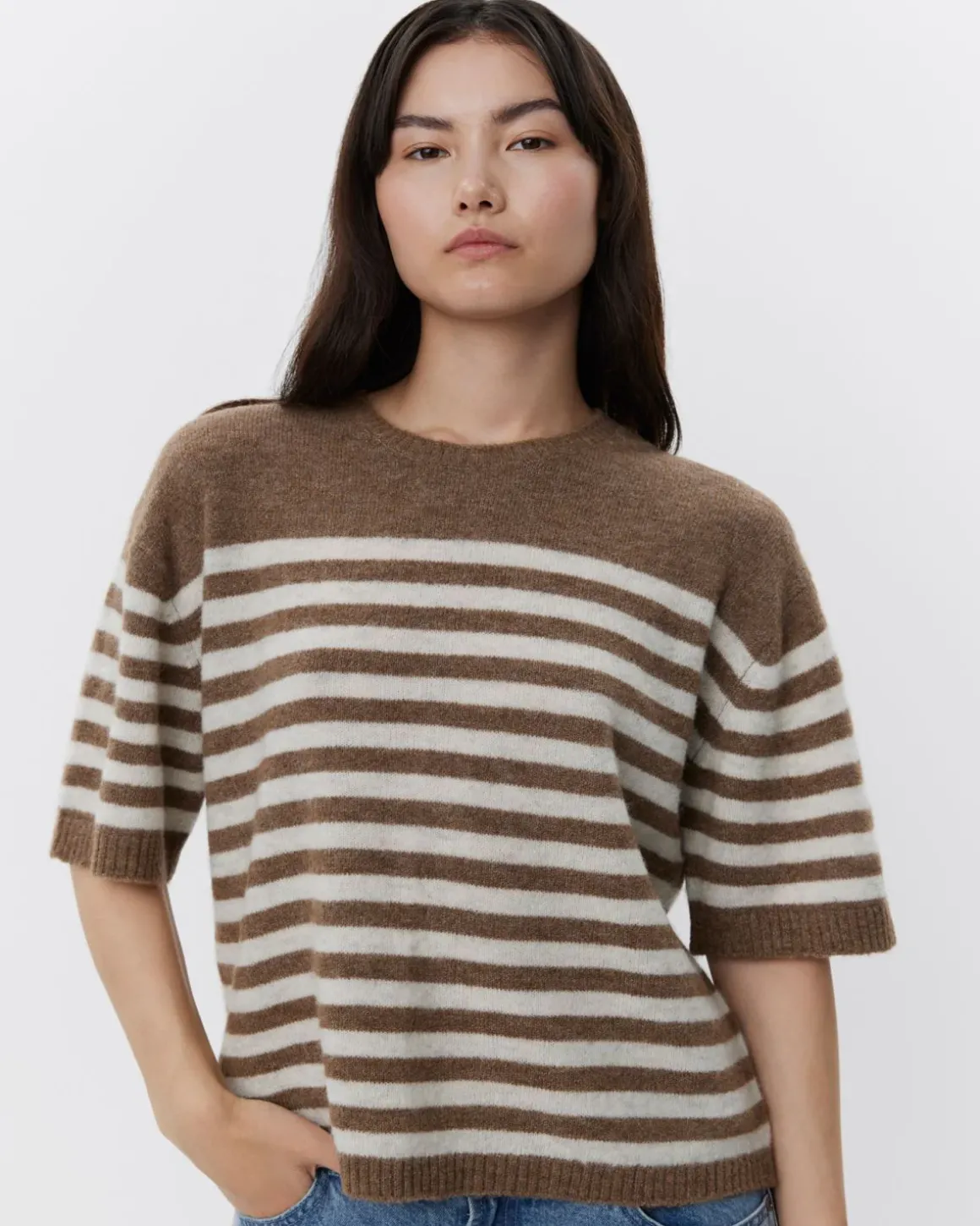 CERINSW KNIT - Brown Fudge
