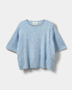 CERINSY KNIT - Light Blue Melange