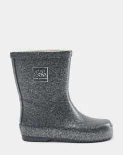 CHANTISB RUBBER BOOT - Black w silver