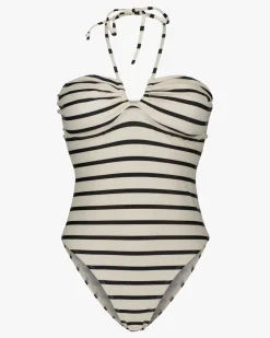 ChelleSW Swimsuit - Black striped