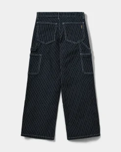 CIANNASY JEANS - Dark Blue striped