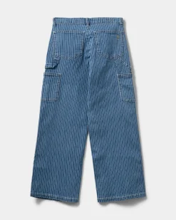CIANNASY JEANS - Light Blue striped