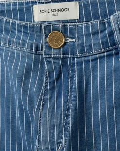 CIANNASY JEANS - Light Blue striped