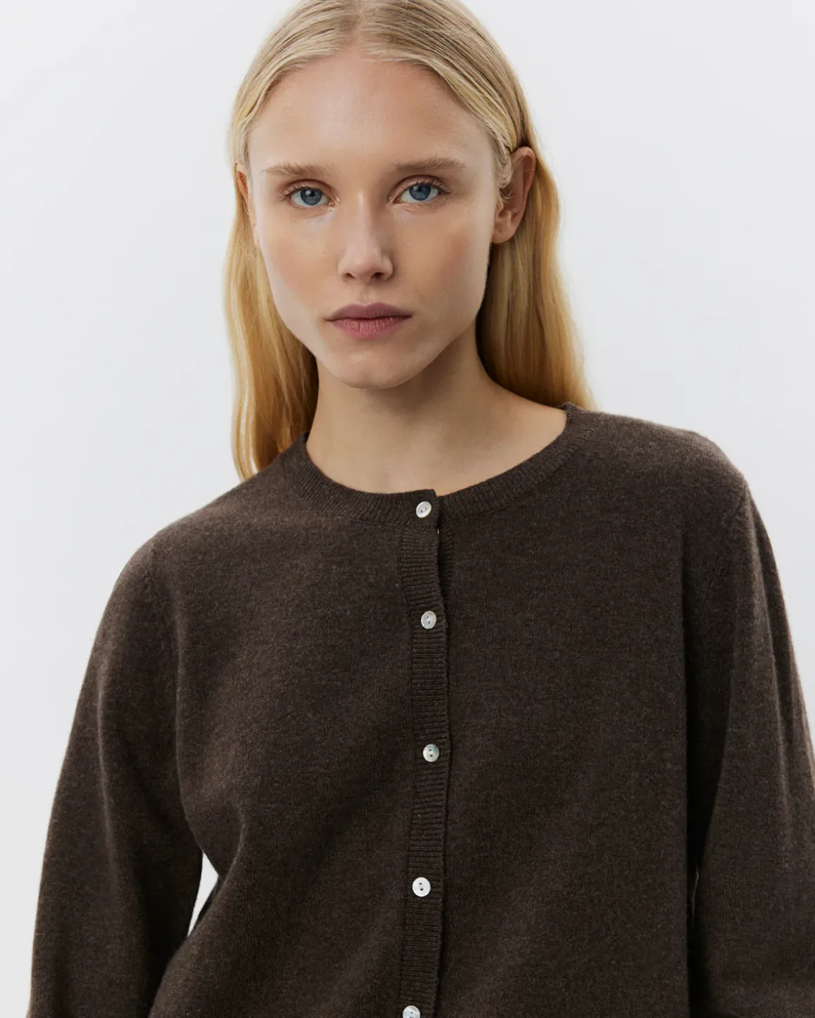 CISSESW CARDIGAN - Brown Fudge