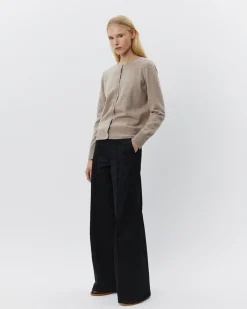 CISSESW CARDIGAN - Brown melange