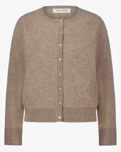 CISSESW CARDIGAN - Brown melange