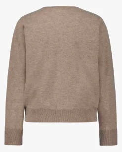 CISSESW CARDIGAN - Brown melange