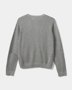 CISSESW CARDIGAN - Grey melange