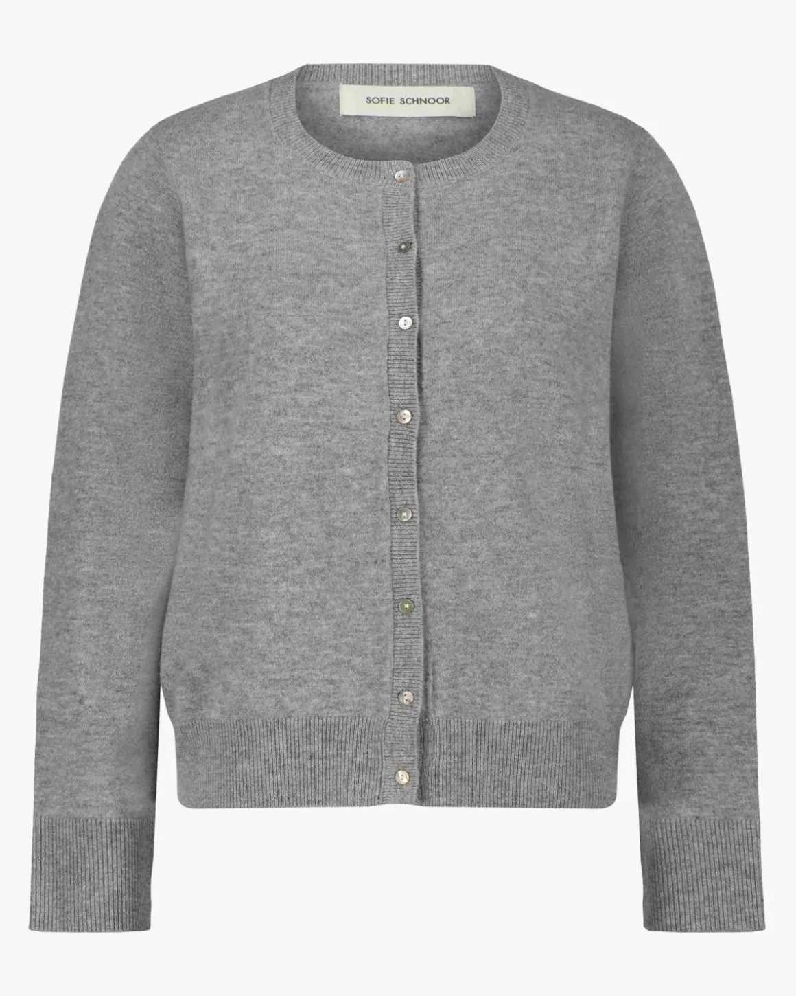 CISSESW CARDIGAN - Grey melange