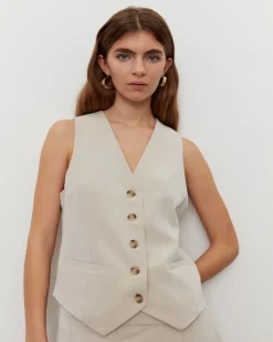 CLEOHSW VEST - Off white