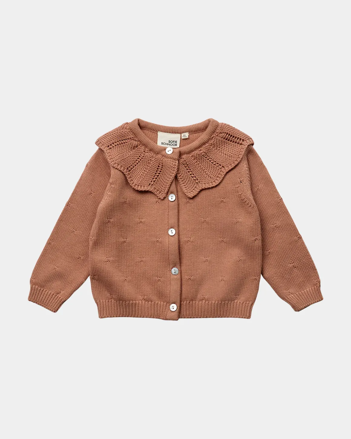DAYASB CARDIGAN - Rosy brown