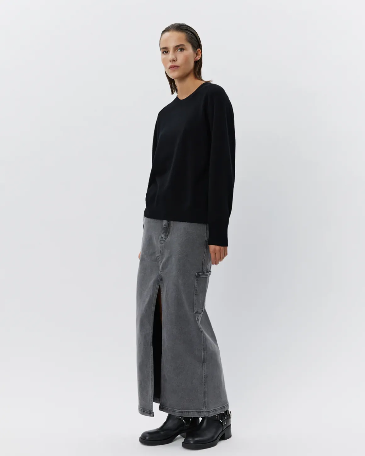DELIASW KNIT - Black