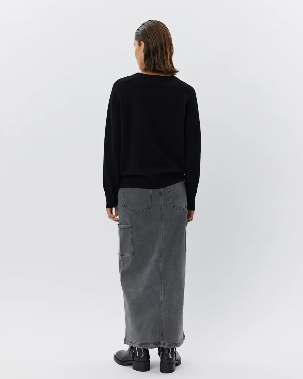 DELIASW KNIT - Black