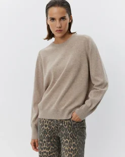 DELIASW KNIT - Brown melange