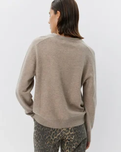 DELIASW KNIT - Brown melange