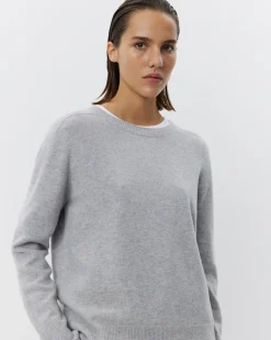 DELIASW KNIT - Grey melange