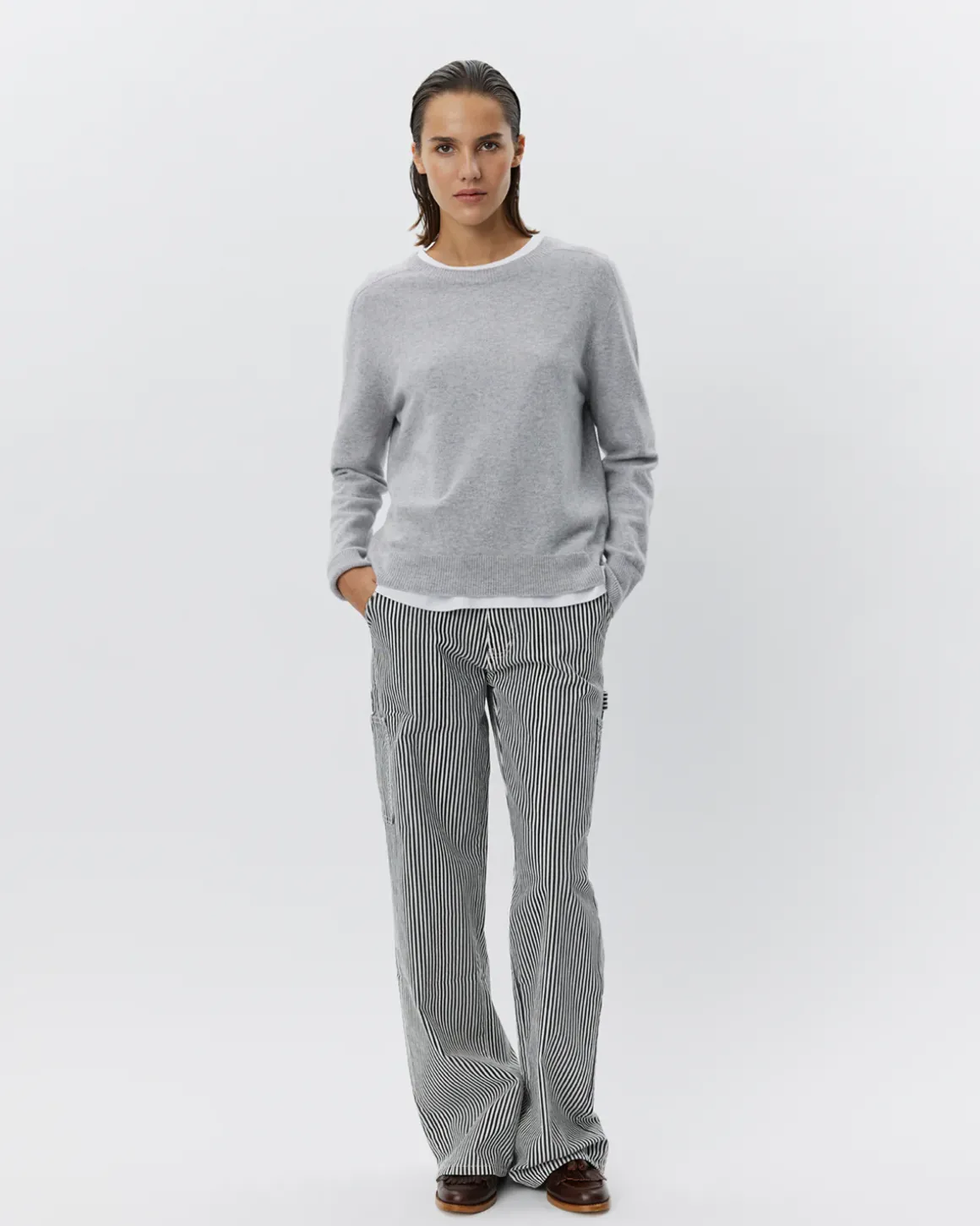 DELIASW KNIT - Grey melange