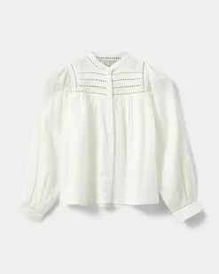 DELILAHSW SHIRT - Snow white