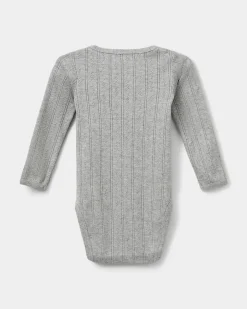 DicteSB Bodystocking - Grey mel