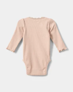 DICTESB BODYSTOCKING - Leaf Light rose