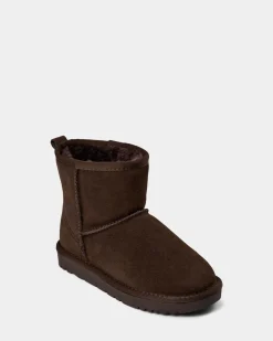 DICTESY TEDDY BOOT - Dark brown