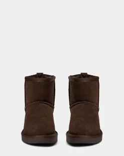 DICTESY TEDDY BOOT - Dark brown