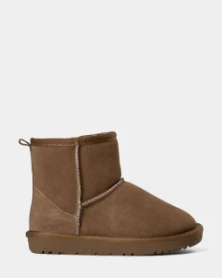 DICTESY TEDDY BOOT - Dark sand