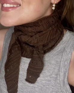 DINASW SCARF - Brown