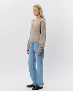 EDENSW SWEATER - Brown melange