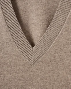 EDENSW SWEATER - Brown melange