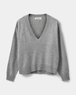 EDENSW SWEATER - Grey melange