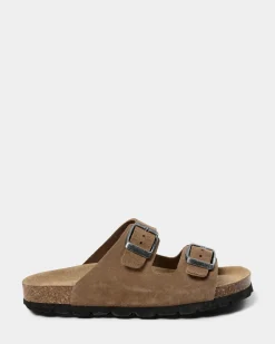 ELGASY SANDAL - Dark sand