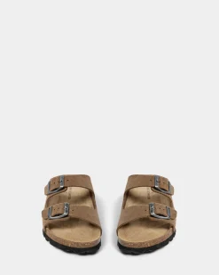 ELGASY SANDAL - Dark sand