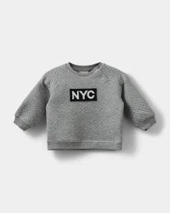 ELISSB SWEATSHIRT - Grey melange