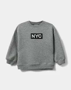 ELISSK SWEATSHIRT - Grey melange